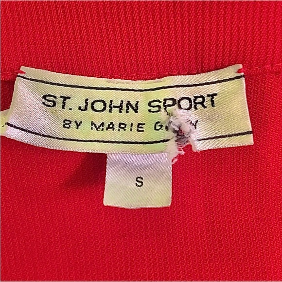 VIBRANT RED ST. JOHN COAT IN LIKE NEW CONDITION - Picture 3 of 9